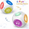 Brinquedos Musicais |   Brinquedo Educativo Bilingue Cubo para Meninos e Meninas a Partir de 1 Ano – Presente Musical para Desenvolvimento Infantil – Brinquedo para Bebês de 12 a 18 Meses – Brinquedo Educacional para Crianças de 1 a 2 Anos – Presentes para o Primeiro Natal e 1º Aniversário de Crianças de 1 Ano Brinquedos Musicais Brinquedos Musicais