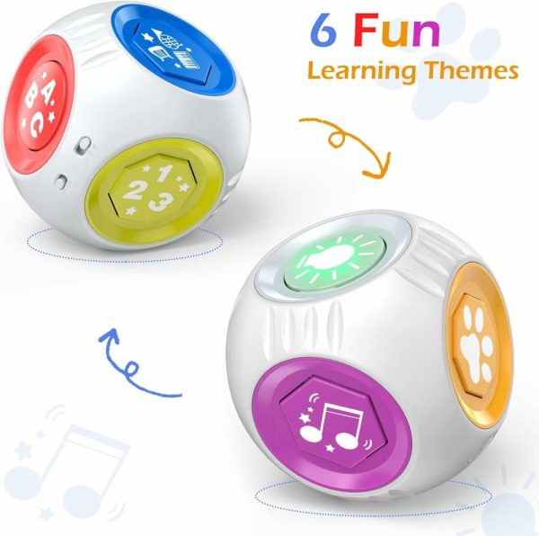 Brinquedos Musicais |   Brinquedo Educativo Bilingue Cubo para Meninos e Meninas a Partir de 1 Ano – Presente Musical para Desenvolvimento Infantil – Brinquedo para Bebês de 12 a 18 Meses – Brinquedo Educacional para Crianças de 1 a 2 Anos – Presentes para o Primeiro Natal e 1º Aniversário de Crianças de 1 Ano Brinquedos Musicais Brinquedos Musicais