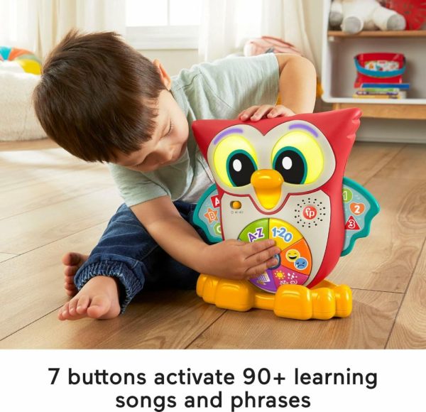 Brinquedos Musicais |   Brinquedo Educativo para Bebês Linkimals Coruja Iluminada e Aprendizado para Idades a Partir de 18 Meses Compatível Somente com Itens Linkimals Brinquedos Musicais Brinquedos Musicais