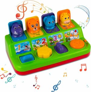 Brinquedos Musicais |   Brinquedo Interativo de Animais com Música e Sons de Animais – Brinquedos de Atividade para Crianças de 9 a 12 Meses e 1 Ano – Bebês, Crianças e Meninos & Meninas Brinquedos Musicais Brinquedos Musicais