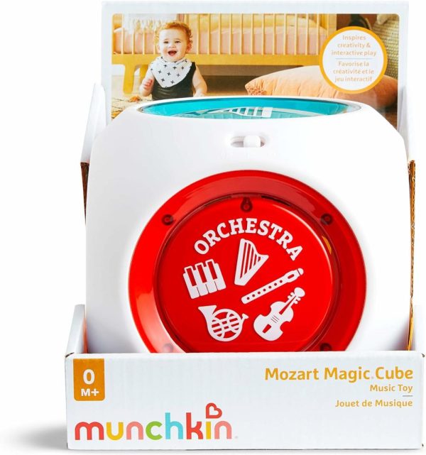 Brinquedos Musicais |   Brinquedo Musical Cubo Mágico Mozart para Bebês e Crianças – Inclui 5 Sons de Instrumentos, 8 Canções de Mozart e Luzes Brinquedos Musicais Brinquedos Musicais