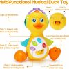 Brinquedos Musicais |   Brinquedo Musical de Pato para Bebês – Dançante e Engatinhando – Brinquedos para Hora da Barriga com Luz – Presentes de Aniversário para Meninos e Meninas de 1 a 2 Anos – Desenvolvimento e Aprendizado para Bebês de 0 a 18 Meses – Brinquedos para Crianças de 1 a 2 Anos Brinquedos Musicais Brinquedos Musicais