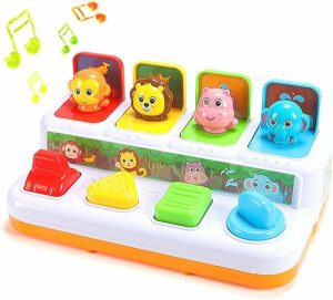 Brinquedos Musicais |   Brinquedo Musical Interativo de Parque Animal, Centro de Atividades Educativas para Bebês a Partir de 7 Meses, Brinquedos para Crianças de 8, 9, 10, 11 e 12 Meses. Brinquedos Musicais Brinquedos Musicais