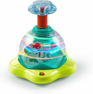 Brinquedos Musicais |   Brinquedo Musical para Bebês Press & Glow Spinner – Causa e Efeito – Idade a Partir de 6 Meses Brinquedos Musicais Brinquedos Musicais