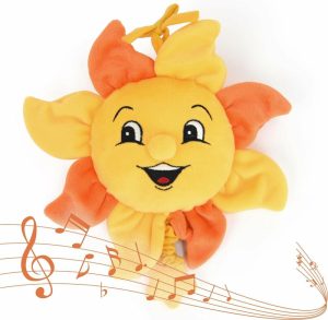 Brinquedos Musicais |   Brinquedo Musical para Bebês Recém-Nascidos de 0 a 12 Meses – Brinquedo de Pelúcia Macio para Carrinho de Bebê com Música “Você é Meu Raio de Sol” – Ilumine o Berço, o Assento de Carro e o Quarto do Menino e da Menina de 6 a 12 Meses. Brinquedos Musicais Brinquedos Musicais