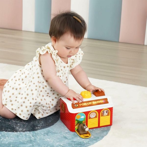 Brinquedos Musicais |   Brinquedo Musical Pop Up para Bebês com Modos de Piano – Brinquedos de Causa e Efeito para Bebês de 6 a 12 Meses – Brinquedos de Animais da Fazenda Pop Up para Crianças de 1 a 3 Anos, Meninos e Meninas Brinquedos Musicais Brinquedos Musicais