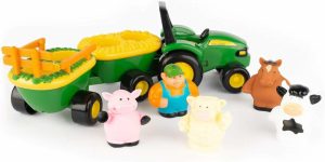 Brinquedos Musicais |   Brinquedo Musical Trator John Deere com Sons de Animais – Brinquedos de Passeio Musical para Crianças – Inclui Figura de Fazendeiro, Trator e 4 Animais de Fazenda – Brinquedos Musicais para Crianças – Idade a Partir de 12 Meses Brinquedos Musicais Brinquedos Musicais