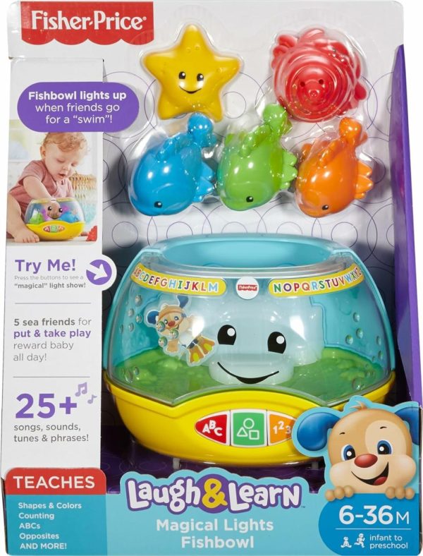 Brinquedos Musicais |   Brinquedo para Bebês e Crianças Pequenas – Peixinho Mágico com Luzes e Conteúdo Educativo Smart Stages para Bebês a Partir de 6 Meses Brinquedos Musicais Brinquedos Musicais