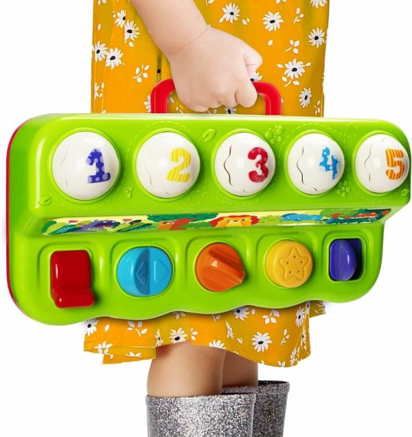 Brinquedos Musicais |   Brinquedo Pop Up de Animais com Música e Som – Brinquedo de Desenvolvimento Precoce para Bebês de 12 a 18 Meses – Ideal para Meninos e Meninas de 1 Ano Brinquedos Musicais Brinquedos Musicais