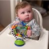 Brinquedos Musicais |   Brinquedo Silly Spinwheel com Base de Sucção – Brinquedo Interativo para Cadeiras Altas de Bebês e Crianças – A partir de 6 Meses Brinquedos Musicais Brinquedos Musicais