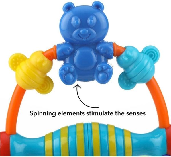 Brinquedos Musicais |   Brinquedo Silly Spinwheel com Base de Sucção – Brinquedo Interativo para Cadeiras Altas de Bebês e Crianças – A partir de 6 Meses Brinquedos Musicais Brinquedos Musicais