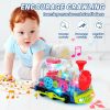 Brinquedos Musicais |   Brinquedos de Engatinhar para Bebês – Brinquedos para Crianças de 1 a 3 Anos com Luz Eletrônica e Música Sonora – Brinquedos de Trem Iluminados para Educação Precoce – Brinquedos para Hora da Barriga – Presentes de Natal e Aniversário para Meninos e Meninas Brinquedos Musicais Brinquedos Musicais