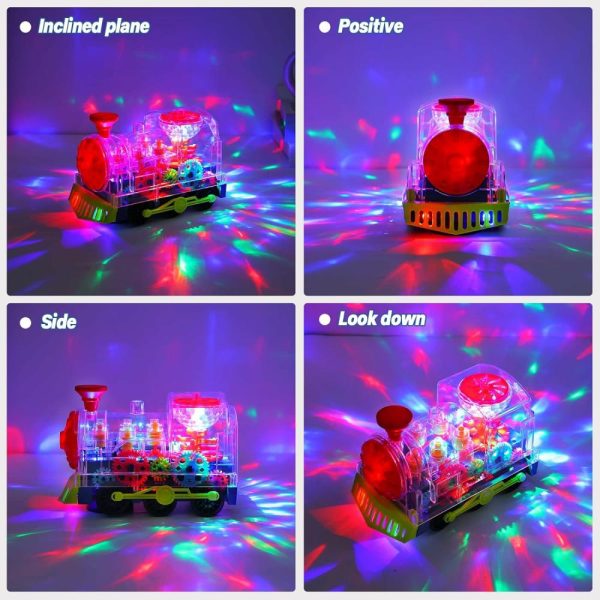 Brinquedos Musicais |   Brinquedos de Engatinhar para Bebês – Brinquedos para Crianças de 1 a 3 Anos com Luz Eletrônica e Música Sonora – Brinquedos de Trem Iluminados para Educação Precoce – Brinquedos para Hora da Barriga – Presentes de Natal e Aniversário para Meninos e Meninas Brinquedos Musicais Brinquedos Musicais