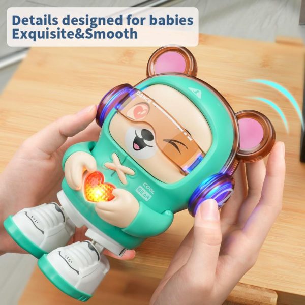 Brinquedos Musicais |   Brinquedos Interativos para Bebês, Com Luz e Música, Dança de Gestos de Amor, Brinquedo Divertido que Se Move e Rasteja para Bebês de 6 a 12 Meses, Brinquedo para Crianças de 1 a 5 Anos. Brinquedos Musicais Brinquedos Musicais