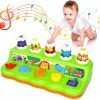 Brinquedos Musicais |   Brinquedos Interativos Pop Up para Meninos e Meninas de 1 Ano – Brinquedos Montessori de Causa e Efeito com Música e Luz – Brinquedos Musicais para Aprendizagem Precoce para Crianças de 1 a 3 Anos – Presente para Bebês de 9 a 12-18 Meses Brinquedos Musicais Brinquedos Musicais