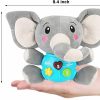 Brinquedos Musicais |   Brinquedos Musicais de Elefante de Pelúcia para Bebês 0 a 36 Meses – Brinquedos Fofos de Animais que Acendem – Brinquedos Musicais para Recém-Nascidos e Bebês Meninos e Meninas – Ideal para Crianças de 0 a 36 Meses (Cinza) Brinquedos Musicais Brinquedos Musicais