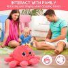 Brinquedos Musicais |   Brinquedos Musicais de Pelúcia Octopus para Bebês que Engatinham e Andam – Controle de Voz com Luz e Dança – Presentes para Meninos e Meninas de 3 a 4 Anos – Brinquedos Educativos Sensoriais para Crianças – Desenvolvimento de Aprendizado para Idade de 3 a 4 Anos Brinquedos Musicais Brinquedos Musicais