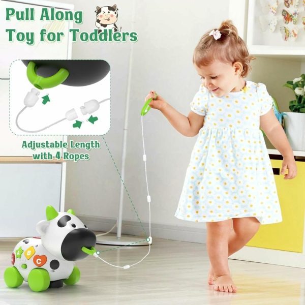 Brinquedos Musicais |   Brinquedos Musicais de Vaca para Meninos e Meninas a Partir de 1 Ano – Brinquedo Bilíngue para Bebês de 6 a 12 a 18 Meses – Brinquedos para Meninos de 1 Ano – Presente para Meninas de 1 Ano – Brinquedo Educativo para Crianças de 1 a 2 Anos – Primeiro Natal – Presente de 1º Aniversário Brinquedos Musicais Brinquedos Musicais