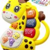 Brinquedos Musicais |   Brinquedos Musicais para Bebês de 12 a 18 Meses – Piano Musical de Animais com Luz para Bebês – Brinquedos Educativos para Crianças – Presente de Aniversário para Meninas e Meninos de 1 a 2 Anos (Girafa) Brinquedos Musicais Brinquedos Musicais