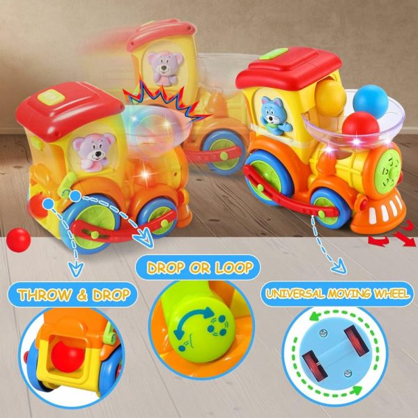 Brinquedos Musicais |   Brinquedos Musicais para Bebês de 6 a 12 Meses – Trem Infantil para Crianças de 3, 6, 8, 9, 10 e 18 Meses – Brinquedos Educativos para Meninos e Meninas de 1 a 3 Anos – Presente com Canções/Luzes/Rodas para Bebês de 0 a 6 Meses e 3 a 6 Meses. Brinquedos Musicais Brinquedos Musicais