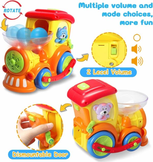 Brinquedos Musicais |   Brinquedos Musicais para Bebês de 6 a 12 Meses – Trem Infantil para Crianças de 3, 6, 8, 9, 10 e 18 Meses – Brinquedos Educativos para Meninos e Meninas de 1 a 3 Anos – Presente com Canções/Luzes/Rodas para Bebês de 0 a 6 Meses e 3 a 6 Meses. Brinquedos Musicais Brinquedos Musicais