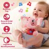 Brinquedos Musicais |   Brinquedos para Bebê Menina 0-6 Meses, Brinquedos para Bebê Menino, Presentes para Meninas, Brinquedos Musicais para Recém-Nascidos, Brinquedos para Meninas 0-3 Meses, Brinquedo de Elefante de Pelúcia, Brinquedos para Bebês 6-12 Meses, Presentes de Páscoa para Bebês Meninas. Brinquedos Musicais Brinquedos Musicais