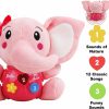 Brinquedos Musicais |   Brinquedos para Bebê Menina 0-6 Meses, Brinquedos para Bebê Menino, Presentes para Meninas, Brinquedos Musicais para Recém-Nascidos, Brinquedos para Meninas 0-3 Meses, Brinquedo de Elefante de Pelúcia, Brinquedos para Bebês 6-12 Meses, Presentes de Páscoa para Bebês Meninas. Brinquedos Musicais Brinquedos Musicais