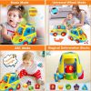 Brinquedos Musicais |   Brinquedos para Bebês de 1 Ano para Meninos e Meninas – Ônibus Musical, Brinquedos para Bebês de 6-12 e 12-18 Meses, Brinquedos para Crianças Pequenas, Aprendizado Precoce, Brinquedos Montessori para Meninos e Meninas de 1, 2 e 3 Anos com Música/Luz/Formas Inteligentes – Presentes de Natal e Aniversário. Brinquedos Musicais Brinquedos Musicais