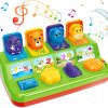 Brinquedos Musicais |   Brinquedos para Bebês de 6 a 12 Meses – Brinquedos Musicais Pop-Up de Causa e Efeito com Luz e Música para 12-18 Meses, Brinquedos Educativos de Aprendizado Precoce para Crianças de 1 a 3 Anos – Presentes Ideais para Bebês Meninos e Meninas Brinquedos Musicais Brinquedos Musicais