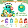 Brinquedos Musicais |   Brinquedos para Bebês de 6 a 12 Meses – Piano Infantil para Bebês de 9 a 12 Meses – Brinquedos Musicais de Dinossauro com Luz para Bebês de 6, 9, 12 e 18 Meses – Brinquedos Educativos para Aprendizagem Precoce para Meninos e Meninas de 1 Ano – Presentes de Aniversário e Natal Brinquedos Musicais Brinquedos Musicais