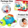 Brinquedos Musicais |   Brinquedos para Bebês de 6 a 12 Meses – Tartaruga Musical para Engatinhar – Brinquedos para Bebês de 12 a 18 Meses – Brinquedos para Hora da Barriga com Luz e Som – Brinquedos Infantis de 0 a 3, 3 a 6, e 6 a 18 Meses – Brinquedos para Recém-Nascidos – Brinquedos de Aniversário para Meninos e Meninas de 1 e 2 Anos Brinquedos Musicais Brinquedos Musicais