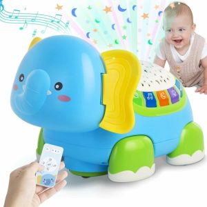 Brinquedos Musicais |   Brinquedos para Bebês – Elefante Musical de Brincar e Engatinhar – Brinquedo Educativo de Aprendizado Precoce com Luzes e Música – Presente de Aniversário para Menino ou Menina de 0 a 18 Meses Brinquedos Musicais Brinquedos Musicais