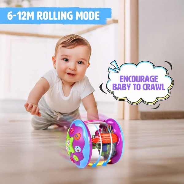 Brinquedos Musicais |   Brinquedos para Bebês Meninas de 6 a 12 Meses – Brinquedo Musical Rotativo do Oceano com Luz para Bebês Meninas de 12 a 18 Meses – Brinquedos Educativos para Hora da Barriga – Brinquedos para Engatinhar para Meninas de 1 a 3 Anos – Presentes para Bebês. Brinquedos Musicais Brinquedos Musicais