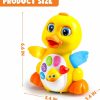 Brinquedos Musicais |   Brinquedos para Bebês Pato – Brinquedos Musicais Infantis 18+ Meses – Brinquedos para Tempo de Barriga com Música e Luzes – Brinquedos de Aprendizado Iluminados – Brinquedo para Bebê que Dança e Engatinha – Presentes para Cesta de Páscoa para Bebês Brinquedos Musicais Brinquedos Musicais