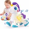 Brinquedos Musicais |   Brinquedos para Menina de 1 Ano – Brinquedos Interativos para Meninas – Unicórnio Musical com Luz – Presentes de Natal para Bebês – Brinquedos de Viagem para Meninas de 1 Ano Brinquedos Musicais Brinquedos Musicais