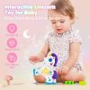 Brinquedos Musicais |   Brinquedos para Menina de 1 Ano – Brinquedos Interativos para Meninas – Unicórnio Musical com Luz – Presentes de Natal para Bebês – Brinquedos de Viagem para Meninas de 1 Ano Brinquedos Musicais Brinquedos Musicais