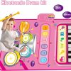 Brinquedos Musicais |   Brinquedos para Menina de 1 Ano, Tapete de Piano 2 em 1 Brinquedos Montessori para Menina de 1 a 2 Anos, Brinquedo Musical Educativo para Aniversário de 1 Ano para Meninas de 1 a 3 Anos, Presentes de Natal para Meninas Pequenas. Brinquedos Musicais Brinquedos Musicais