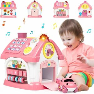 Brinquedos Musicais |   Brinquedos para Meninas a Partir de 1 Ano – Presentes para o Primeiro Aniversário – Brinquedos Montessori 8 em 1 para Crianças com Casa de Aprendizado e Brincadeira – Presentes de Natal e Aniversário para Crianças de 1 a 2 Anos Brinquedos Musicais Brinquedos Musicais