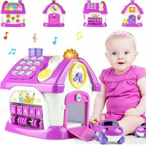 Brinquedos Musicais |   Brinquedos para Meninas de 1 a 2 Anos – Presentes Montessori para Crianças – Casa de Aprendizado Multifuncional 8 em 1 para Aniversário de Meninas de 1 a 2 Anos – Brinquedos para Bebês de 12 a 18 Meses para Meninas e Meninos Brinquedos Musicais Brinquedos Musicais