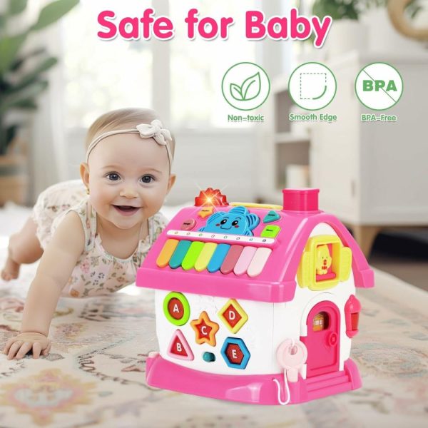 Brinquedos Musicais |   Brinquedos Para Meninas de 1+ Ano: Brinquedos Musicais Montessori para Crianças de 1-2 Anos – Casa Educacional Multifuncional 8-em-1 para Bebês de 6-12 e 12-18 Meses – Presente de Primeiro Aniversário para Meninas e Meninos de 1 e 2 Anos Brinquedos Musicais Brinquedos Musicais