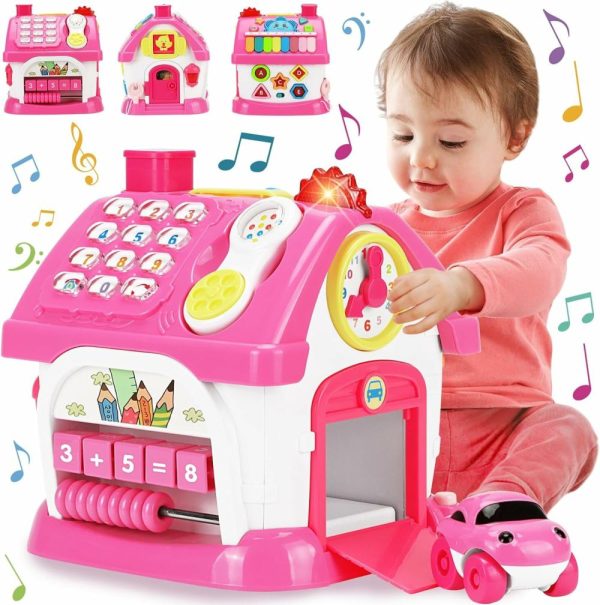 Brinquedos Musicais |   Brinquedos para Meninas de 1 Ano: Brinquedos Musicais para Bebês 6-12 e 12-18 Meses – Casa Multifuncional 8 em 1 – Brinquedos Educativos Montessori para Crianças de 1 a 3 Anos – Presentes para o Primeiro Natal e o 1º Aniversário Brinquedos Musicais Brinquedos Musicais