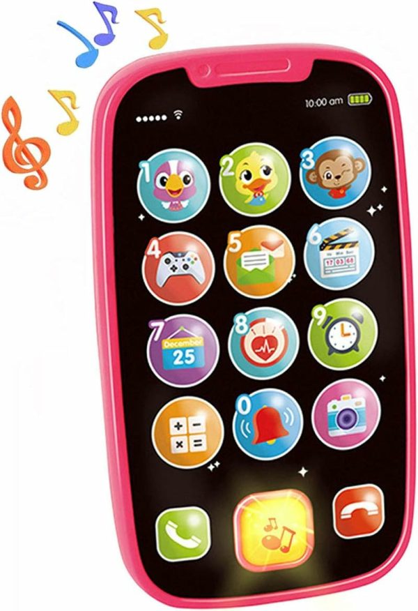 Brinquedos Musicais |   Brinquedos para Meninas de 1 Ano – Presentes para Bebês – Celular para Bebês – Brinquedos para Bebês de 12 a 18 Meses – Brinquedo de Telefone com Luzes e Música – Telefone para Crianças – Brinquedos para Meninas de 1 Ano ou Mais – Presente de Aniversário para Menina de 1 Ano Brinquedos Musicais Brinquedos Musicais