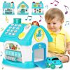 Brinquedos Musicais |   Brinquedos para Meninos de 1 Ano ou Mais: Brinquedos Musicais para Bebês de 12 a 18 Meses – Casa Multifuncional 8 em 1 – Brinquedos Educativos para Crianças de 1 a 3 Anos – Presentes de Primeiro Aniversário para Meninos e Meninas Brinquedos Musicais Brinquedos Musicais