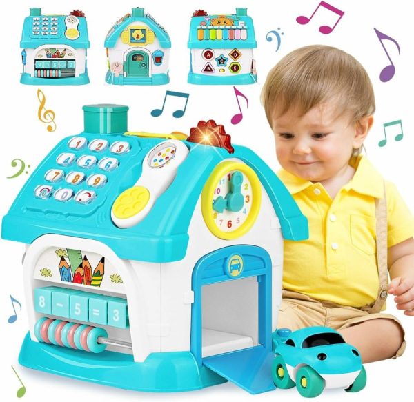 Brinquedos Musicais |   Brinquedos para Meninos de 1 Ano ou Mais: Brinquedos Musicais para Bebês de 12 a 18 Meses – Casa Multifuncional 8 em 1 – Brinquedos Educativos para Crianças de 1 a 3 Anos – Presentes de Primeiro Aniversário para Meninos e Meninas Brinquedos Musicais Brinquedos Musicais