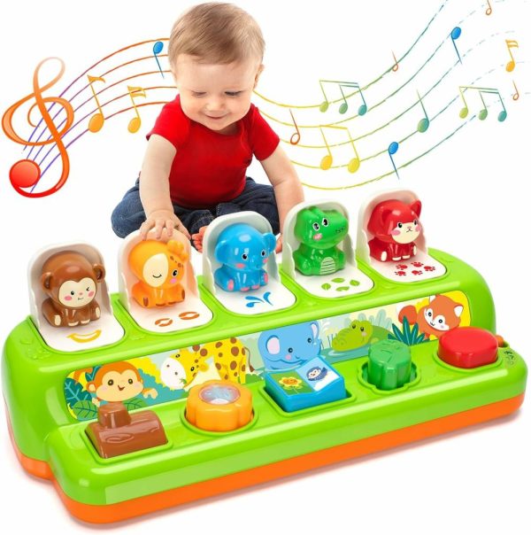 Brinquedos Musicais |   Brinquedos Pop Up para Bebês de 1 Ano e 12-18 Meses – Brinquedos de Desenvolvimento Precoce com Música e Som – Brinquedo Sensorial Interativo para Crianças e Meninas Brinquedos Musicais Brinquedos Musicais