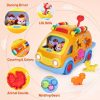 Brinquedos Musicais |   Carros de Brinquedo para Meninos de 1 Ano – Presentes para Bebês, Brinquedos para 12-18 Meses, Brinquedos Musicais de Aprendizagem para Crianças de 1 a 3 Anos, Ônibus Educativo para Bebês com Blocos de Animais – Presente de Natal e Aniversário para Meninos e Meninas de 1, 2, 3 e 4 Anos. Brinquedos Musicais Brinquedos Musicais