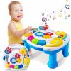 Brinquedos Musicais |   Centro de Atividades Musical para Bebês – Brinquedo de Mesa para Bebês de 12 a 18 Meses – Brinquedos para Bebês de 6 a 12 Meses – Aprendizado Precoce para Crianças de 8, 9, 10 e 12 Meses – Presentes de Natal e Aniversário para Bebês e Crianças de 1, 2 e 3 Anos. Brinquedos Musicais Brinquedos Musicais