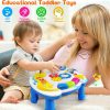 Brinquedos Musicais |   Centro de Atividades Musical para Bebês – Brinquedo de Mesa para Bebês de 12 a 18 Meses – Brinquedos para Bebês de 6 a 12 Meses – Aprendizado Precoce para Crianças de 8, 9, 10 e 12 Meses – Presentes de Natal e Aniversário para Bebês e Crianças de 1, 2 e 3 Anos. Brinquedos Musicais Brinquedos Musicais