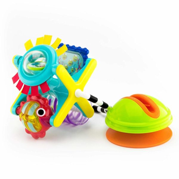 Brinquedos Musicais |   Estação de Fascinação Fishy 2 em 1 – Brinquedo de Cadeira Alta com Ventosas – Brinquedo de Desenvolvimento para Aprendizado Inicial – Idades a Partir de 6 Meses Brinquedos Musicais Brinquedos Musicais