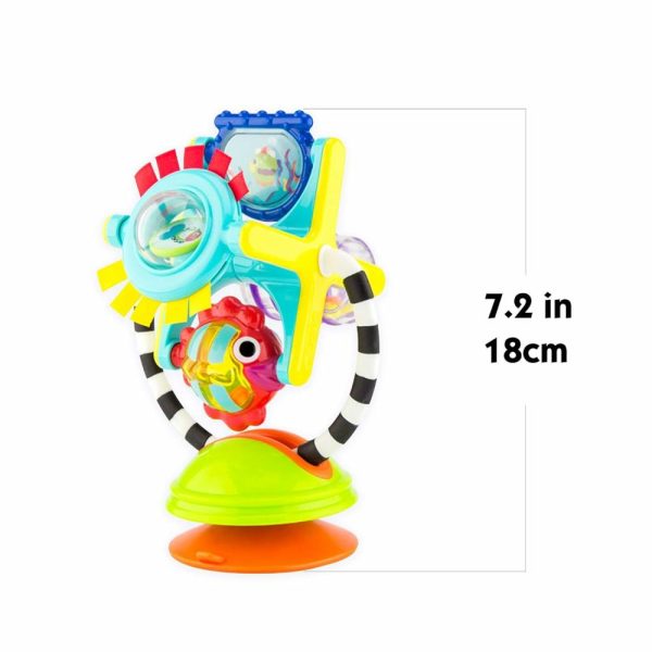 Brinquedos Musicais |   Estação de Fascinação Fishy 2 em 1 – Brinquedo de Cadeira Alta com Ventosas – Brinquedo de Desenvolvimento para Aprendizado Inicial – Idades a Partir de 6 Meses Brinquedos Musicais Brinquedos Musicais